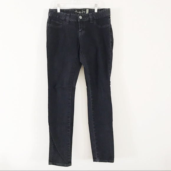 American Rag Denim - AMERICAN RAG: washed black super skinny jean